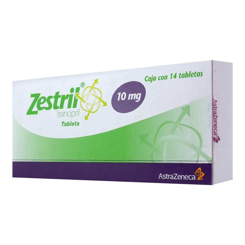 Zestril 10 Mg Caja C/14 Tabletas