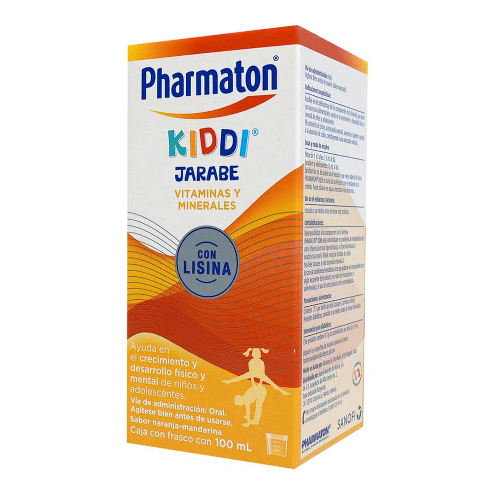 Kiddi-Pharmaton Jarabe 2000 Mg C/100 Ml