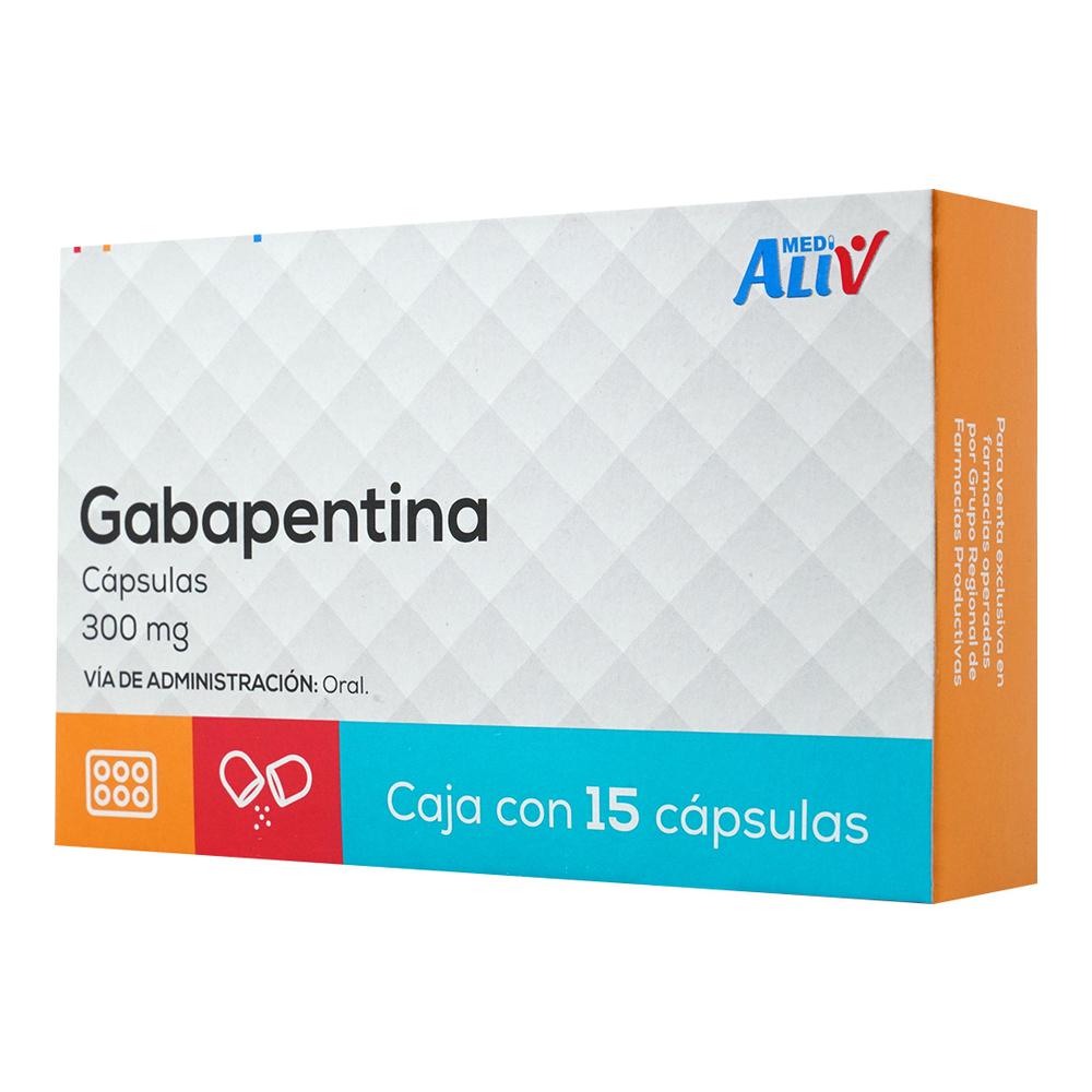 Medialiv Gabapentina 300 Mg Caja C/ 15 Capsulas