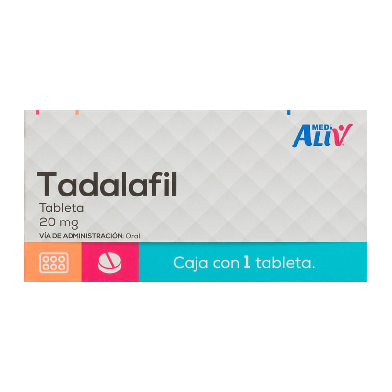 Medialiv Tadalafil 20 Mg C/ 1 Tabletas