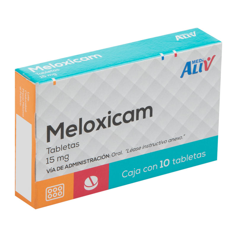Medialiv Meloxicam 15 Mg C/ 10 Tabletas