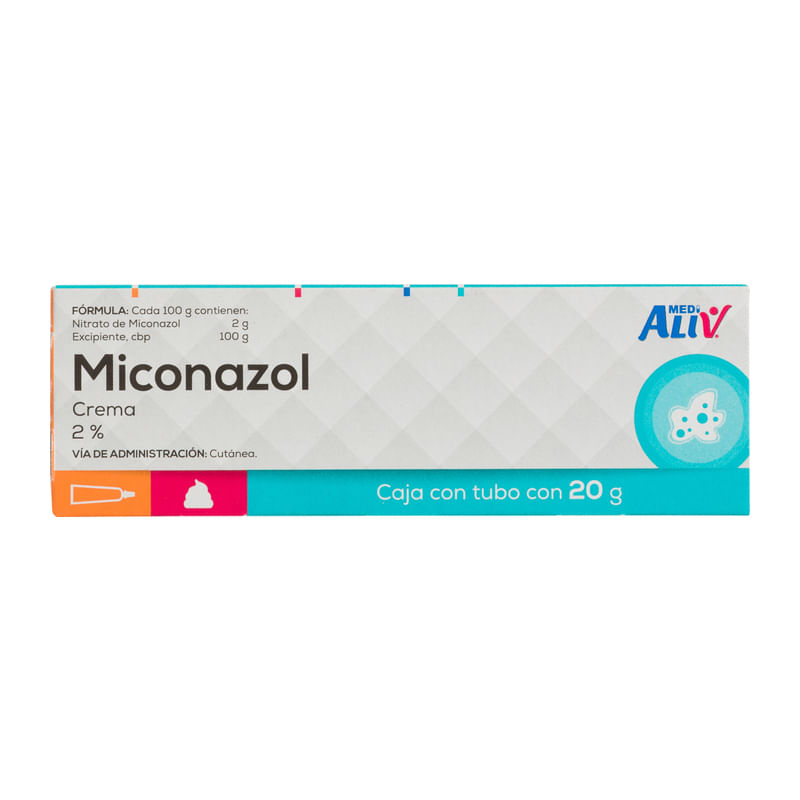 Medialiv Miconazol 2% Crema Tubo C/20 Gr