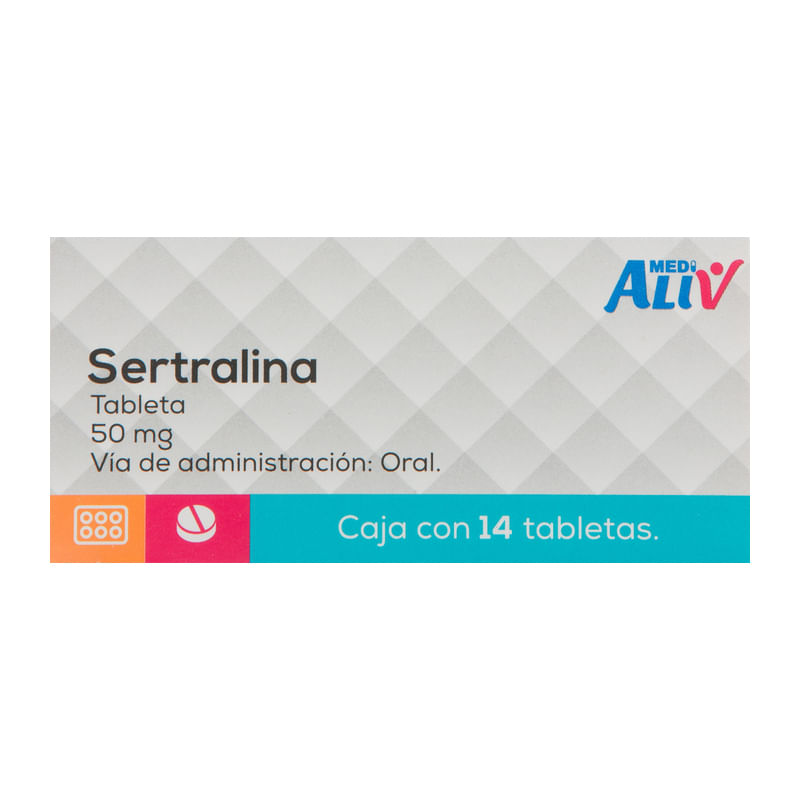 Medialiv Sertralina 50 Mg C/ 14 Tabletas
