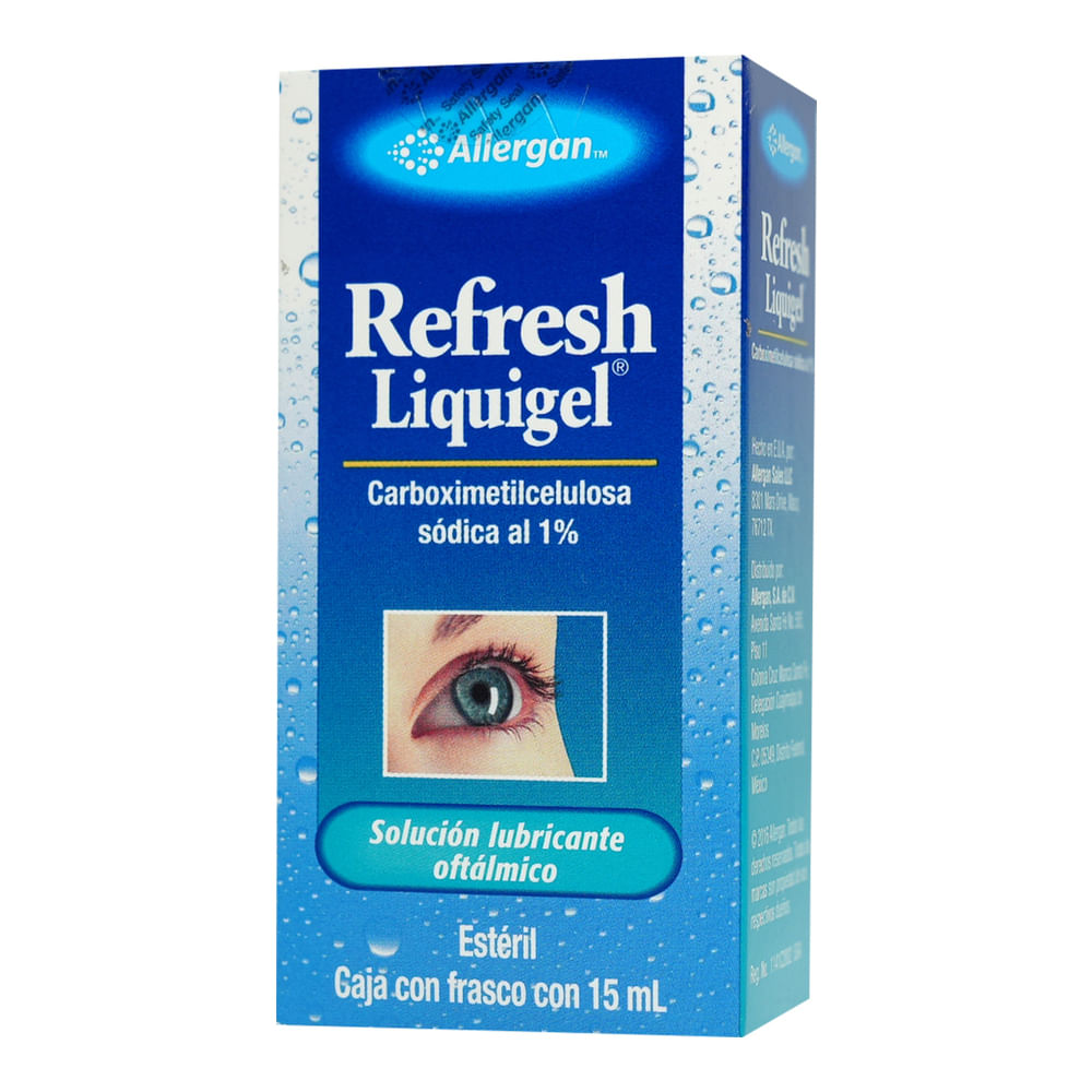 Refresh Liquigel Lubricante Ocular Solucion 1% Frasco C/15 Ml