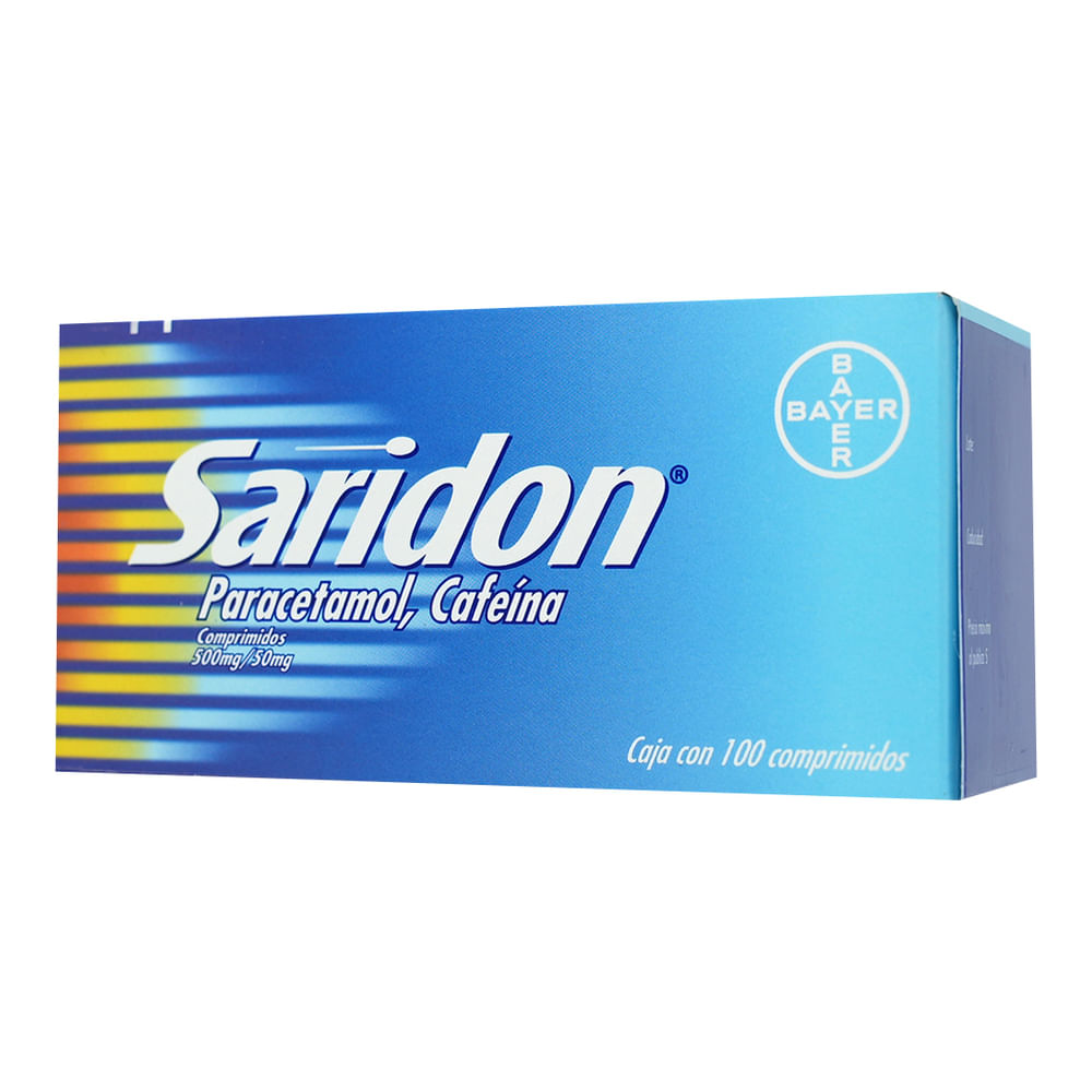 Saridon 500/50 Mg C/100 Comprimidos