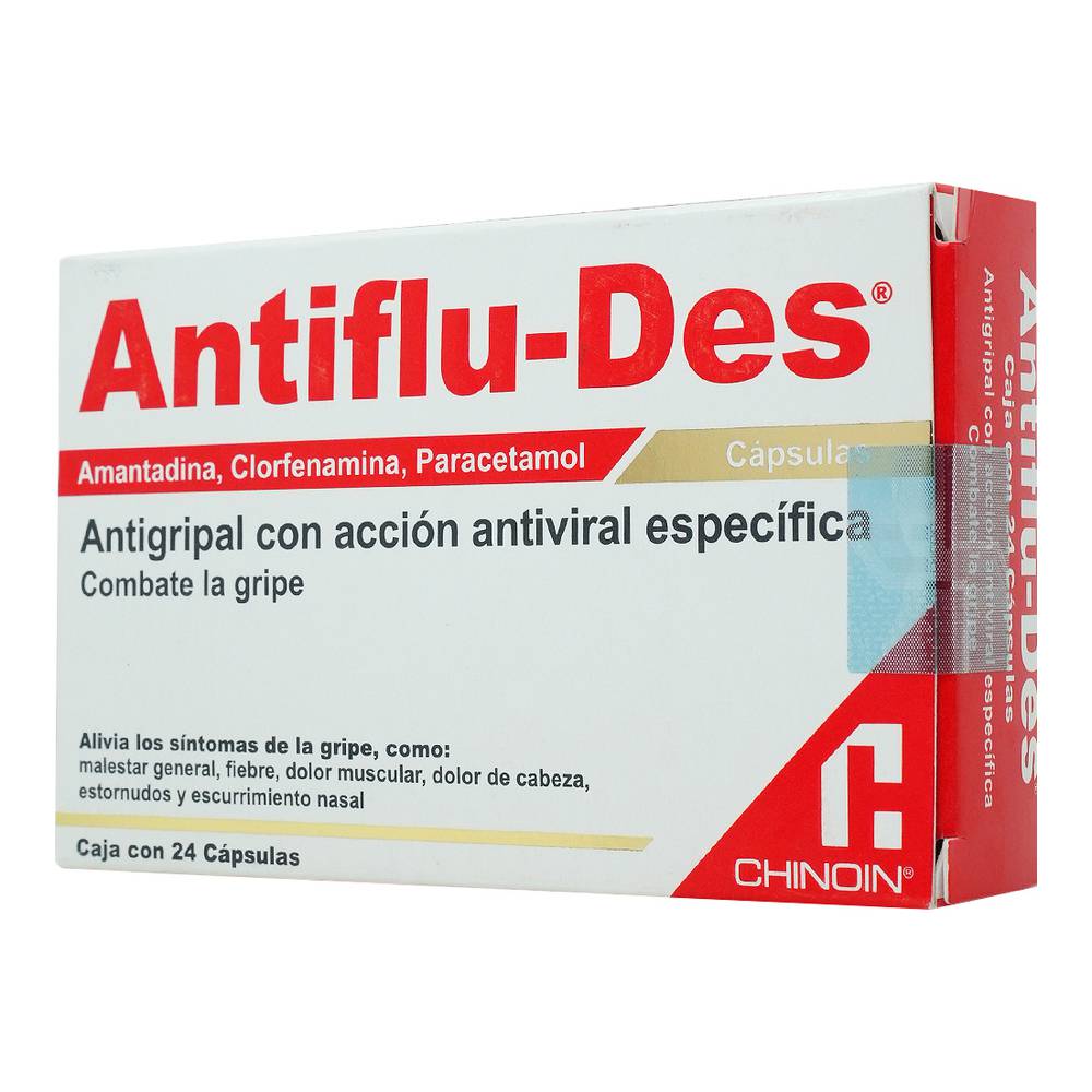 Antiflu-Des Antigripal C/24 Cápsulas