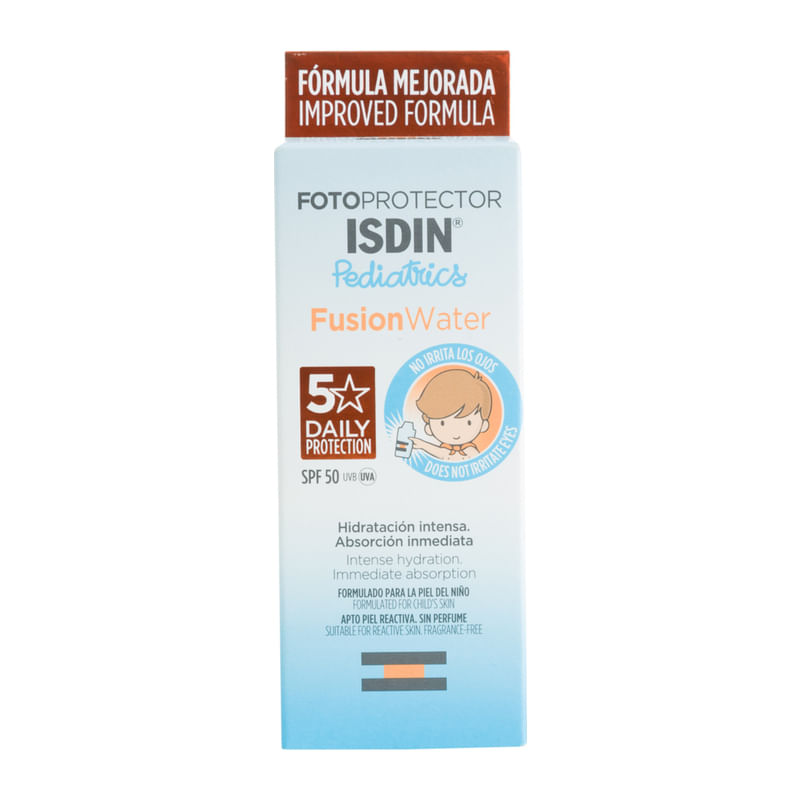 Isdin Fotoprotector 50 Fusion Water Pediatrics C/50 Ml