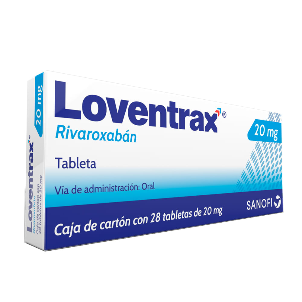 Loventrax 20 Mg Caja C/28 Tabletas