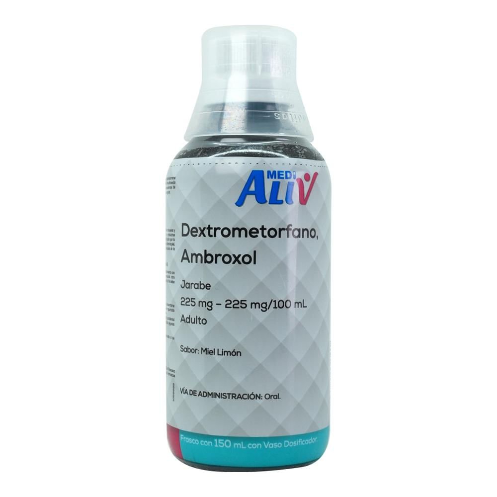 Medialiv Ambroxol/ Dextrometorfano 225 Mg/225 Mg C/150 Ml Jarabe
