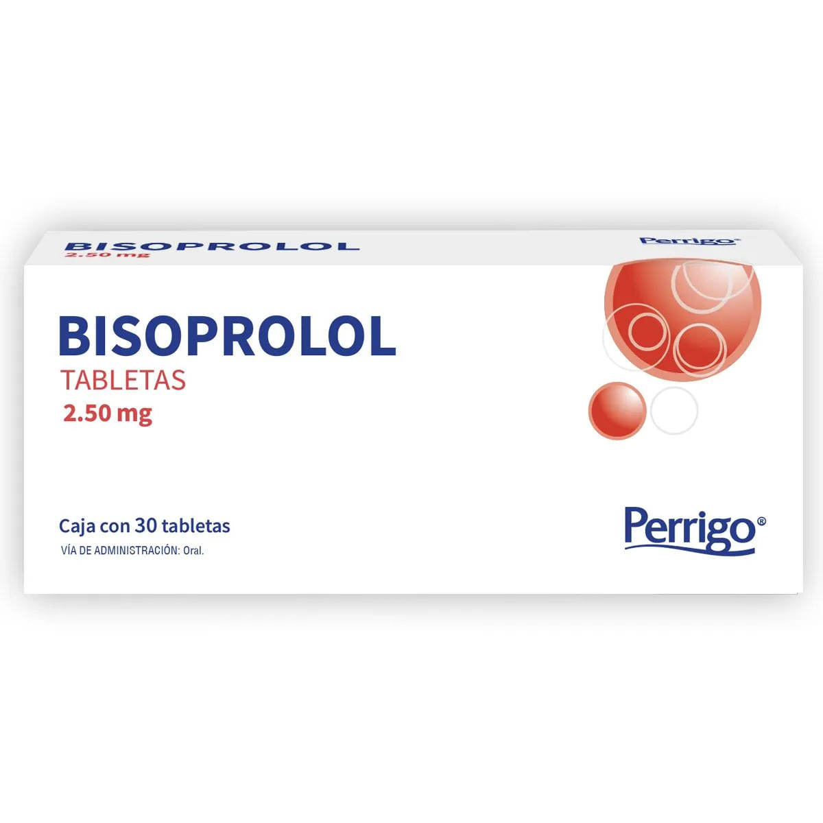Bisoprolol 2.5 Mg Caja C/30 Tabletas