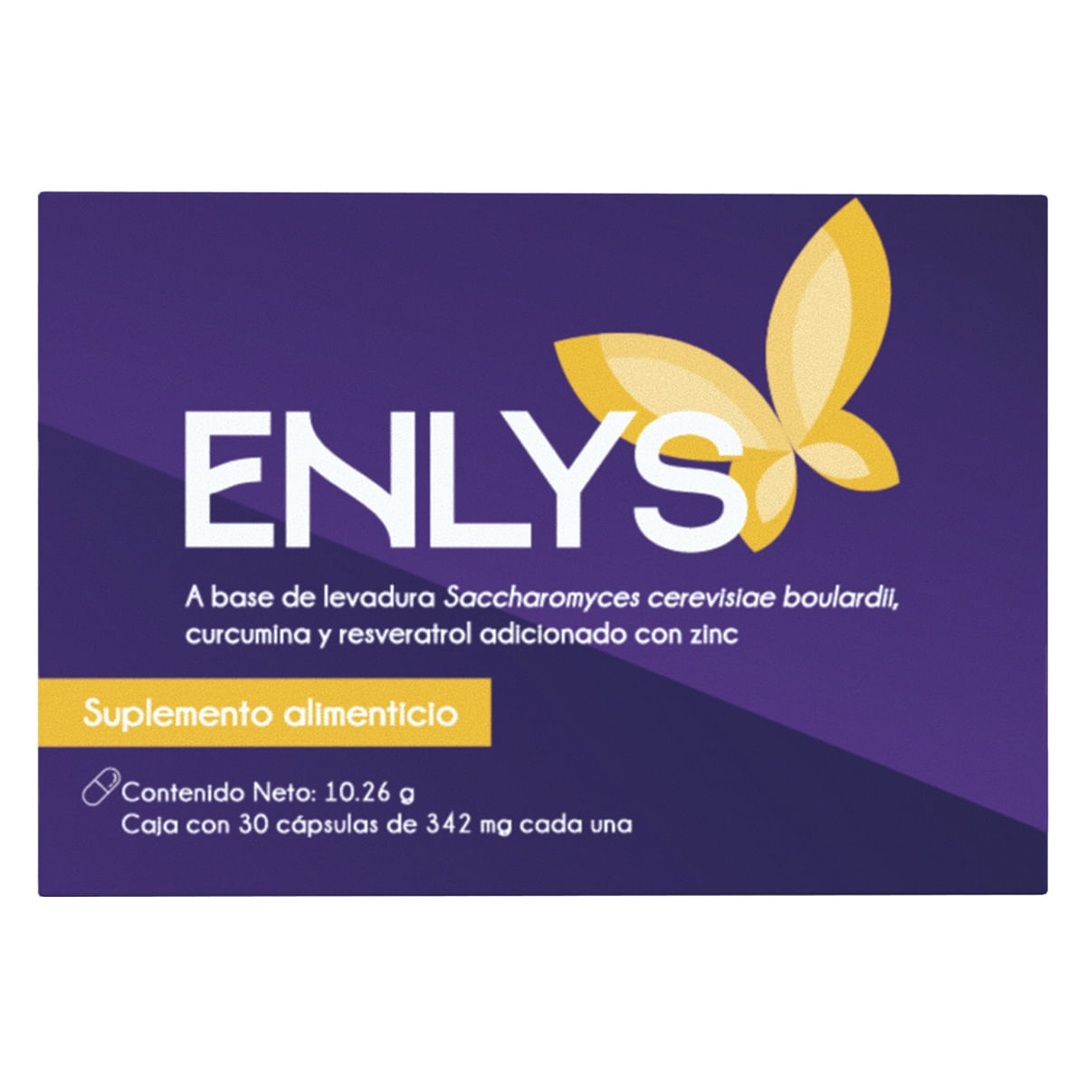 Enlys Suplemento Alimenticio 342 Mg Caja C/30 Capsulas
