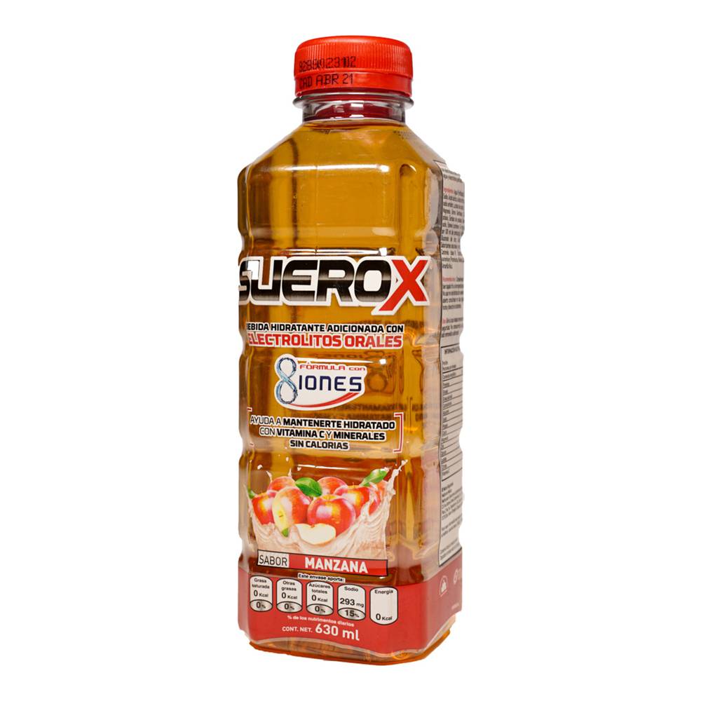 Suerox 8Iones Manzana Suero Oral C/630mL