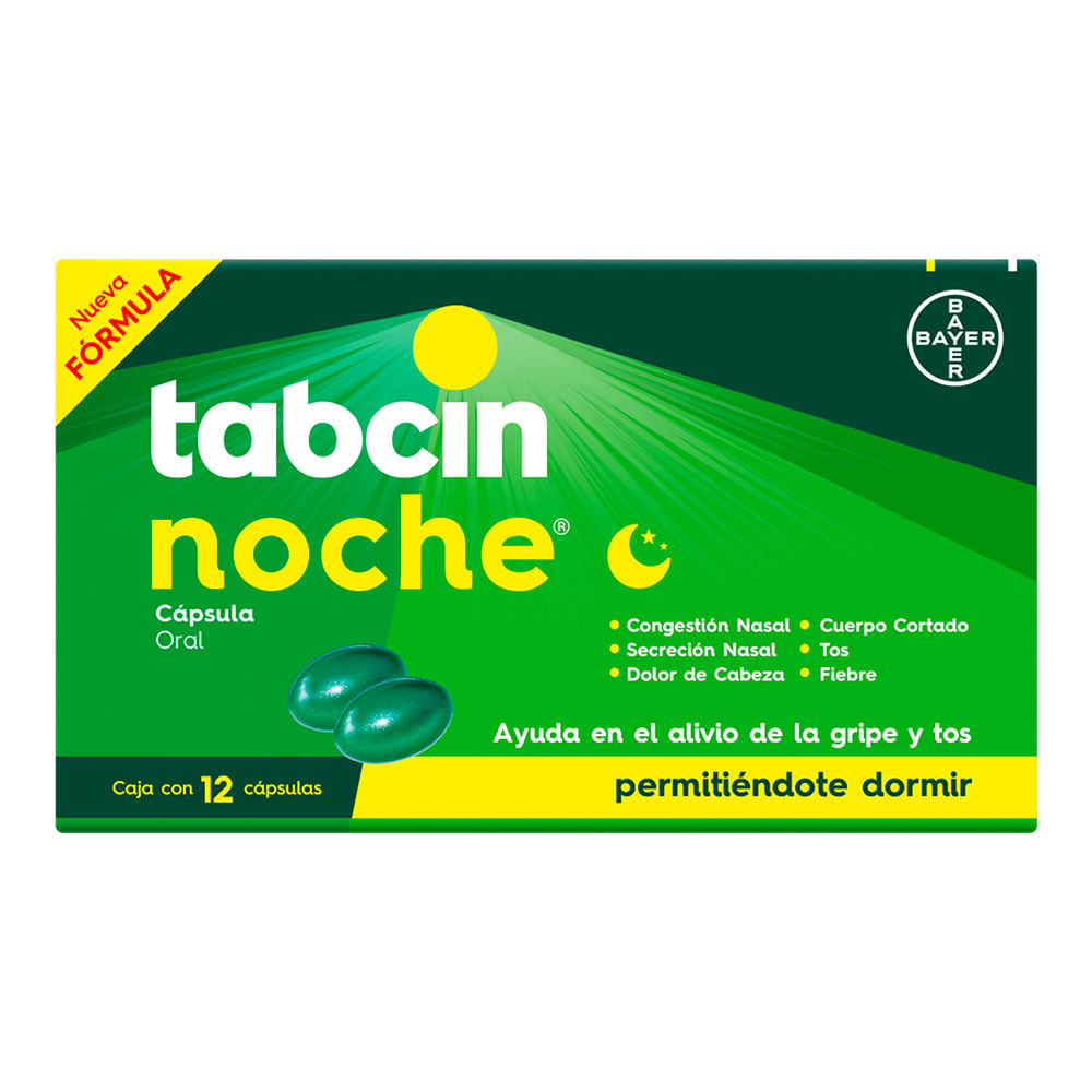 Tabcin Pods Noche Caja C/12 Capsulas