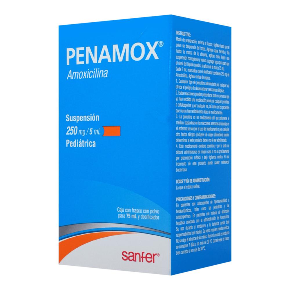 Penamox Suspension 250 Mg Frasco C/75 Ml