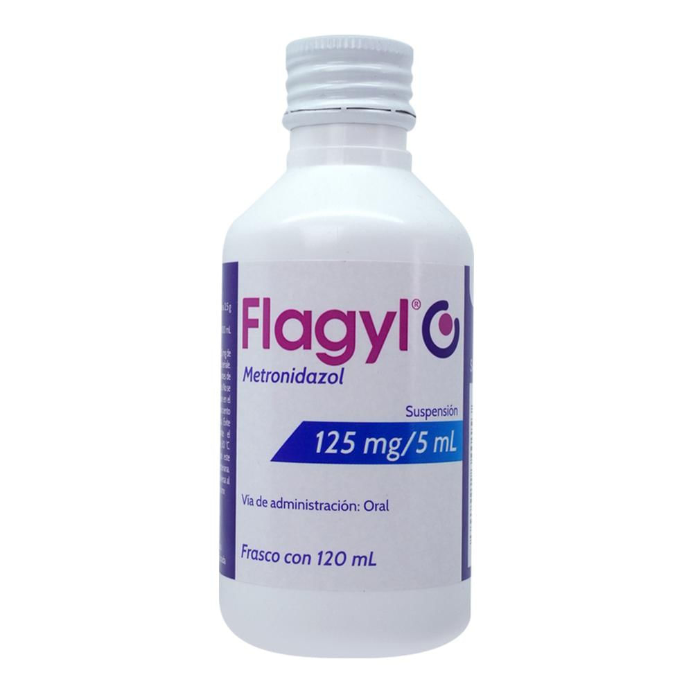 Flagyl Suspension 125/5 Mg/Ml Frasco C/120 Ml