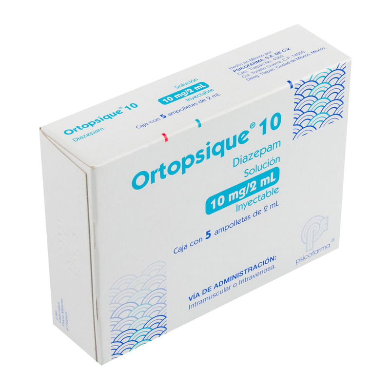 Ortopsique 10 Mg 2 Ml C/5 Ampolletas