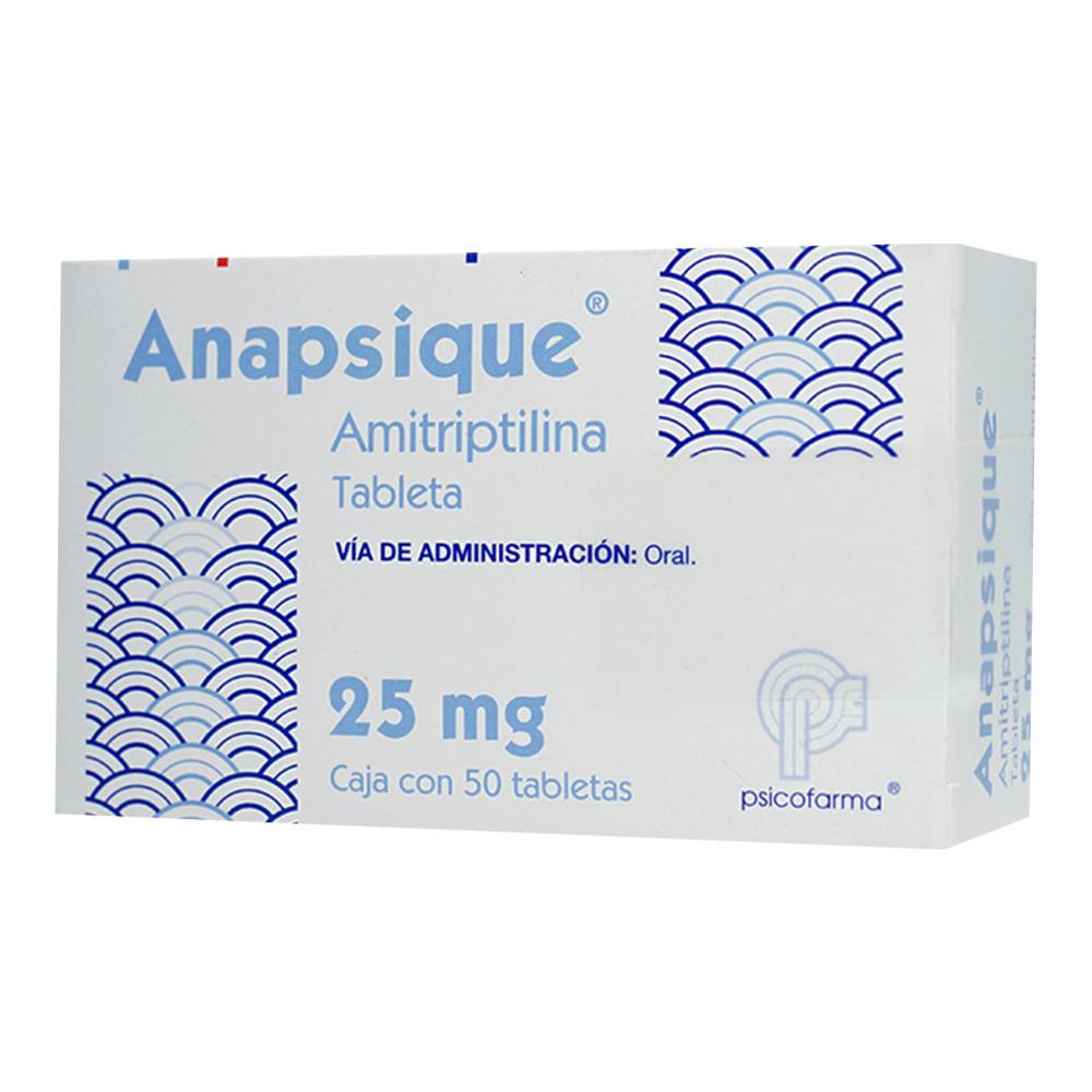 Anapsique 25 Mg Caja C/50 Tabletas