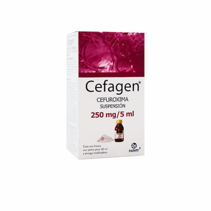 Cefagen Cefuroxima Suspension 250 Mg Polvo C/50 Ml