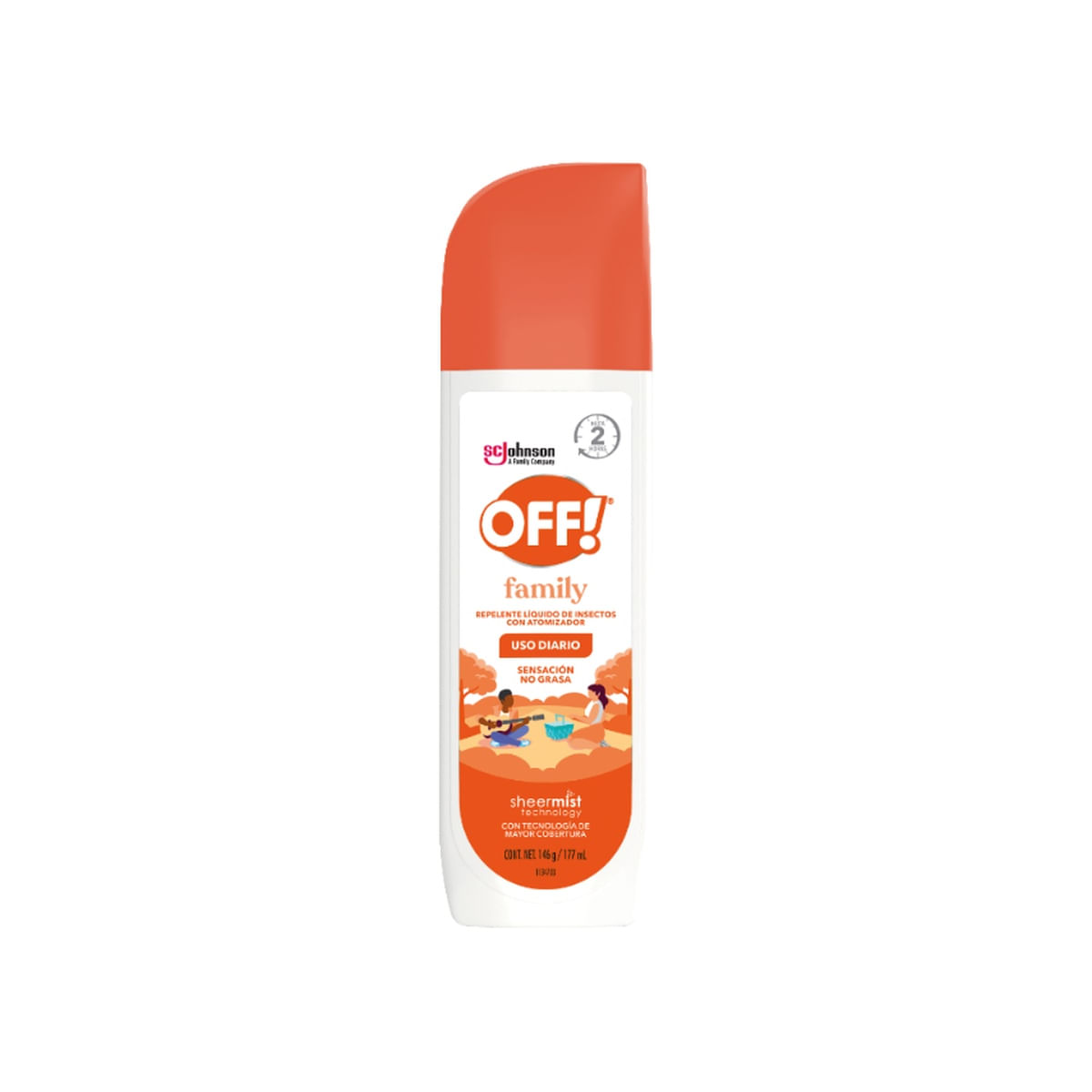 Off Repelente de Insectos Liquido Family Envase C/177 Ml