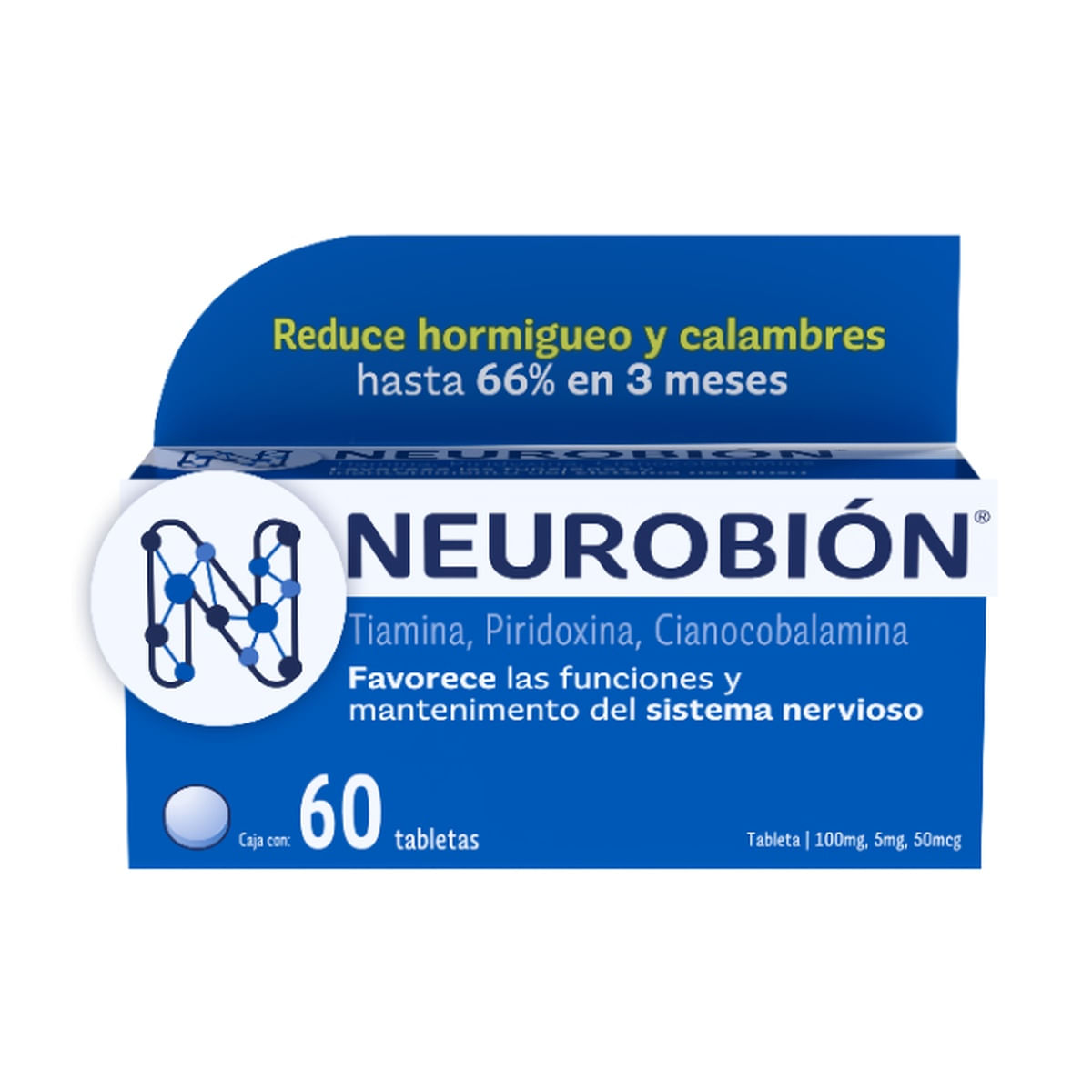 Neurobion Vitaminas del Complejo B C/60 Tabletas
