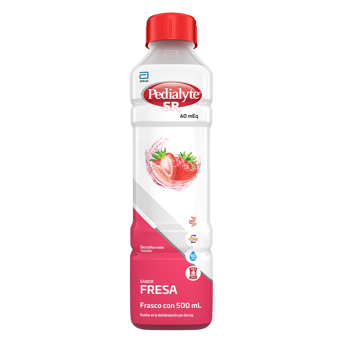 Pedialyte SR 60 Fresa Suero Oral C/500 Ml