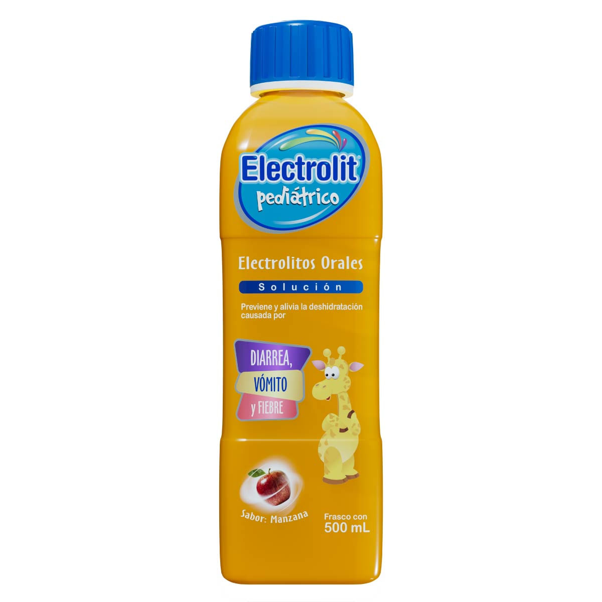 Electrolit Pediátrico Manzana Suero Oral C/500mL