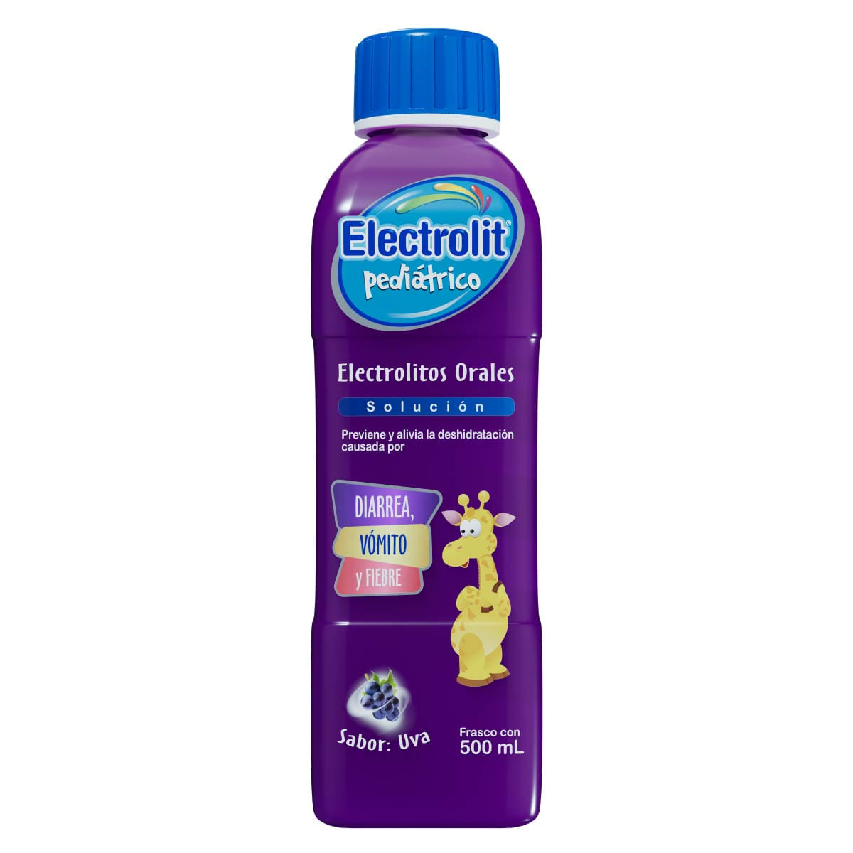 Electrolit Pediatrico Uva Suero Oral C/500 Ml