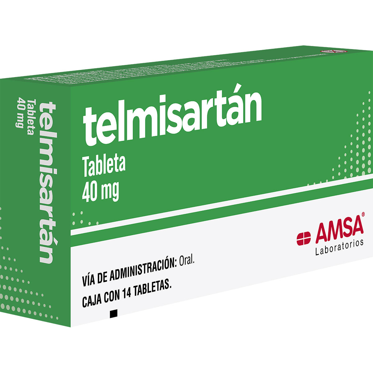 Telmisartan 40 Mg Caja C/14 Tabletas